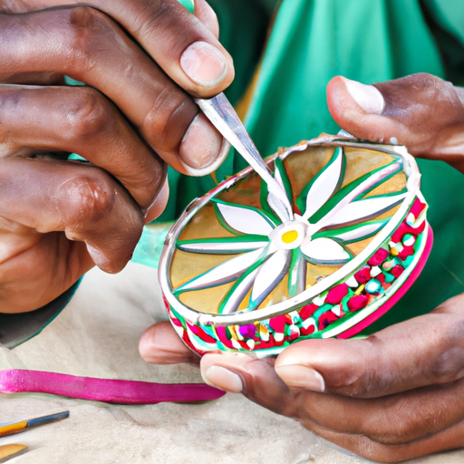 15. אומן מקומי יוצר מלאכת יד אפירוטית מסורתית, משמר את המורשת התרבותית של האזור