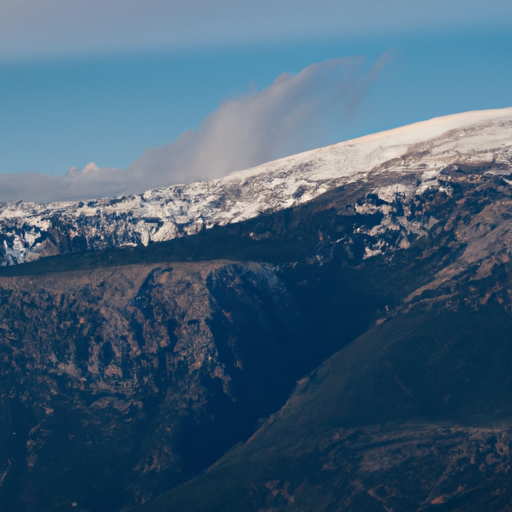 נוף פנורמי של הנוף המחוספס והדרמטי של הר טייגטוס