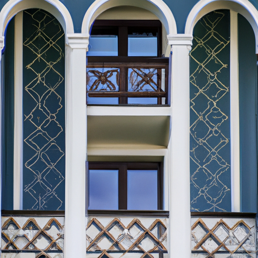 דוגמה מדהימה לארכיטקטורה מקדונית, המציגה את העיצוב הייחודי שלה